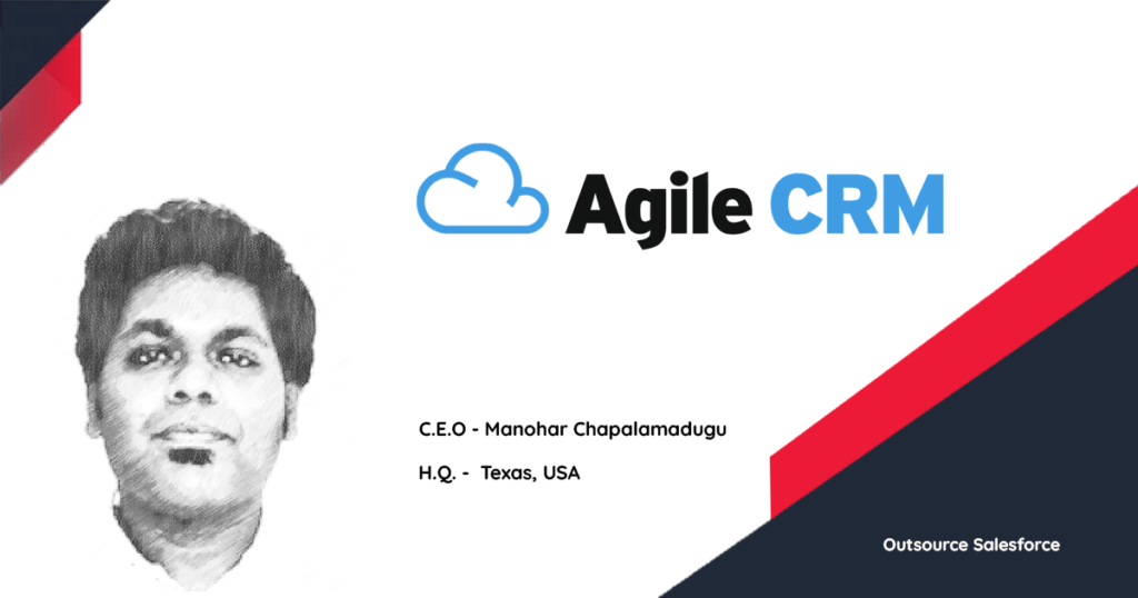 Manohar Chapalamadugu- ceo- AGILE CRM